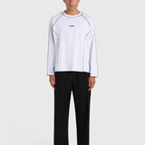 Contrast Raglan Long Sleeve - White/Black