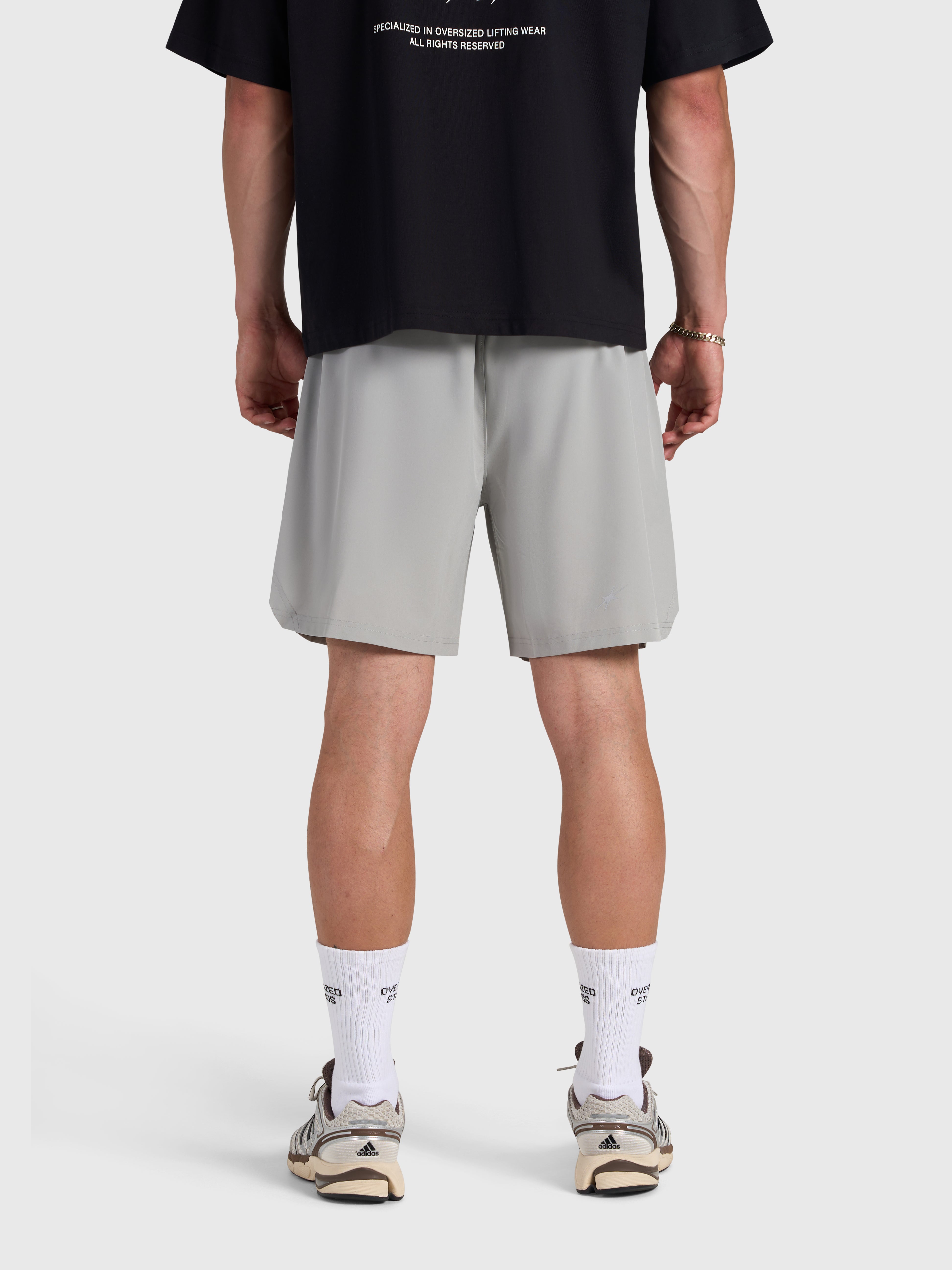 Confidence V2 Tech Shorts - Grey/White