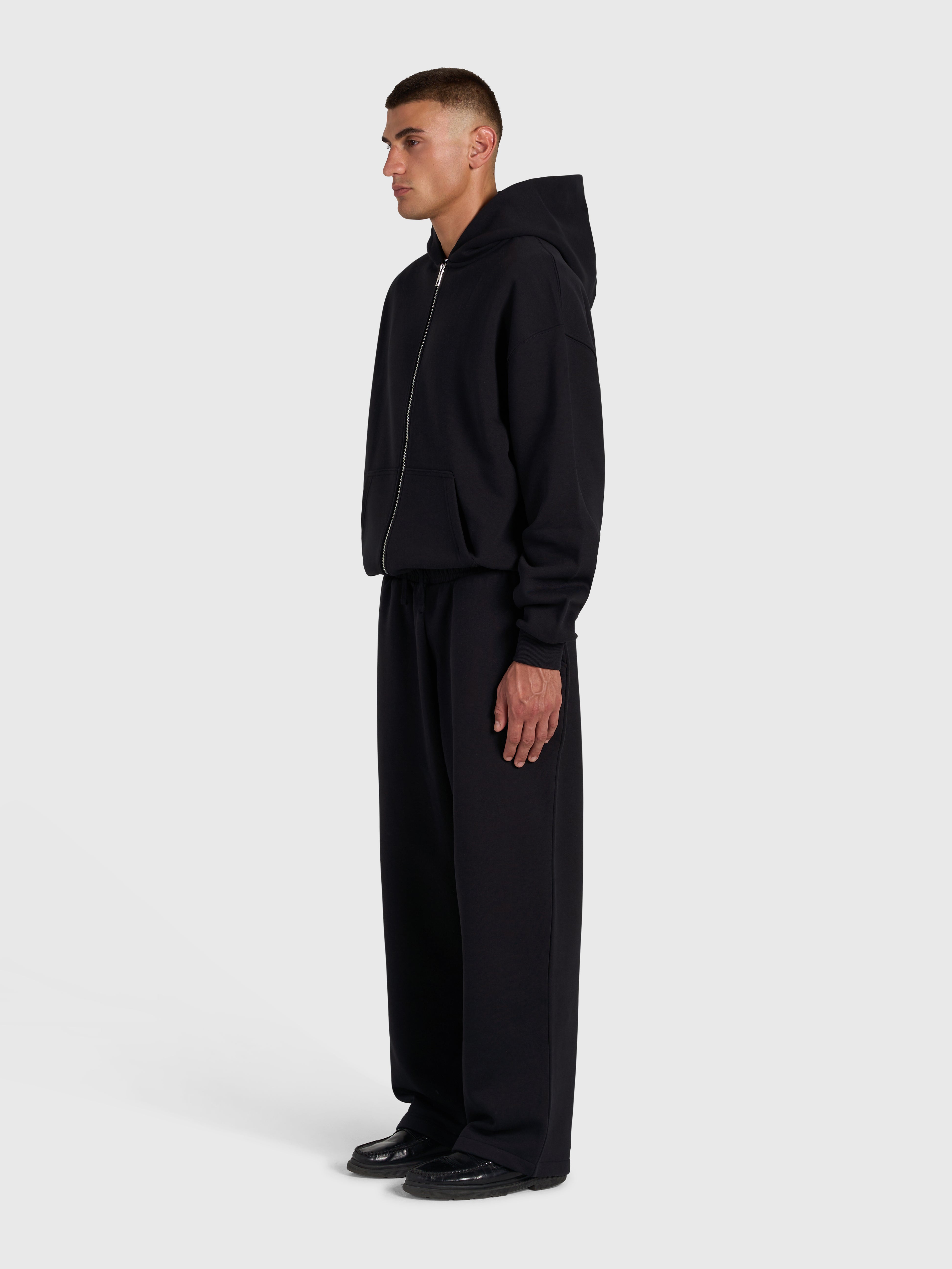 Confidence V2 Zip Hoodie - Black/White