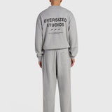 Confidence V2 Sweatshirt - Cloud Grey/White