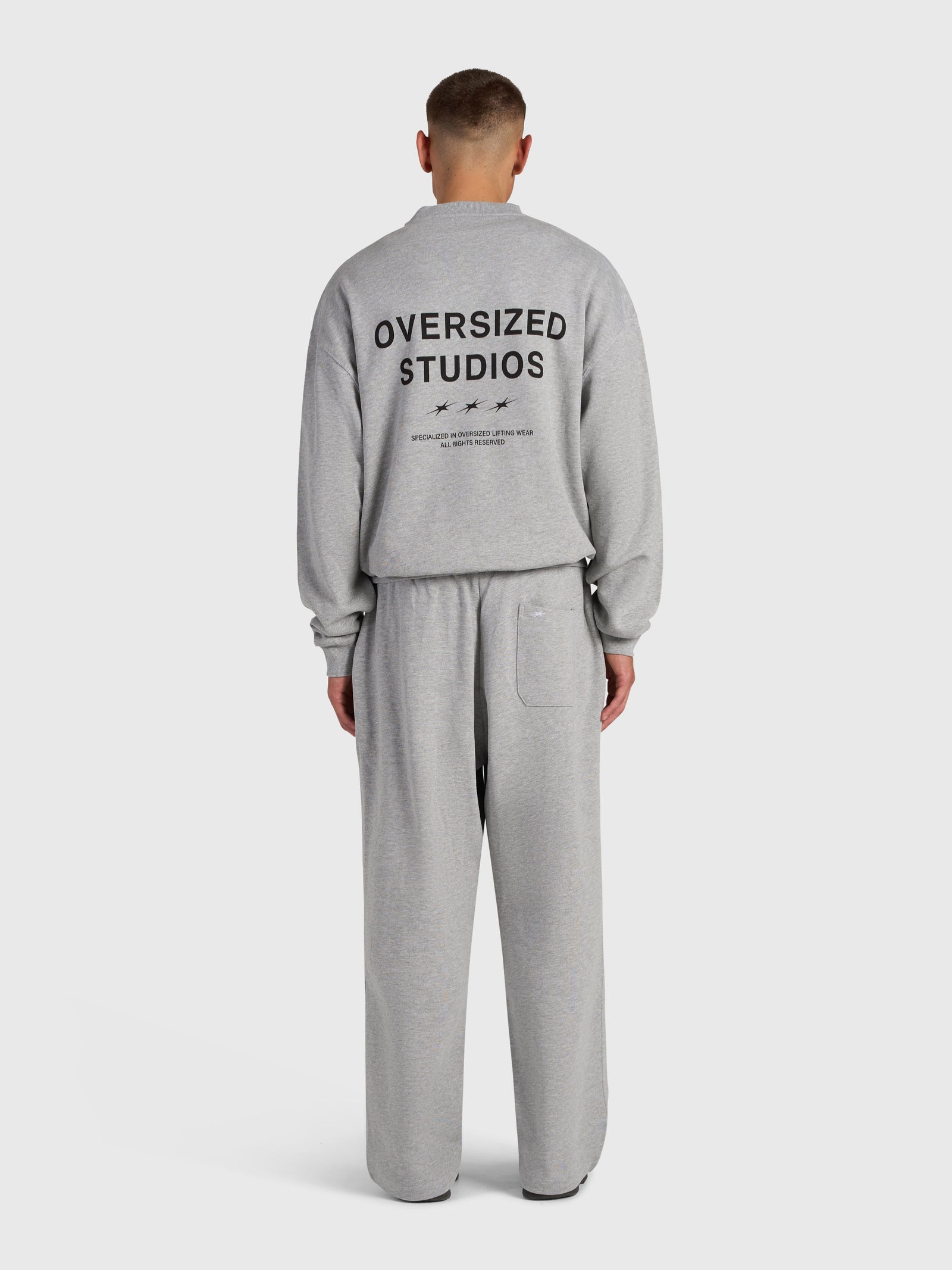 Confidence V2 Sweatshirt - Cloud Grey/White
