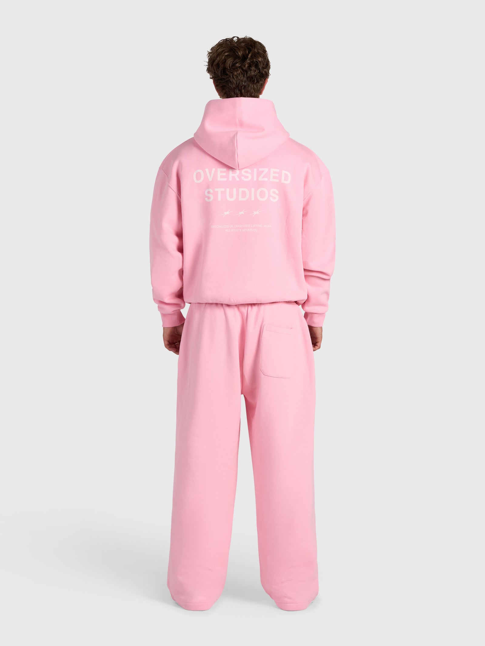 Confidence V2 Zip Hoodie - Pink/White