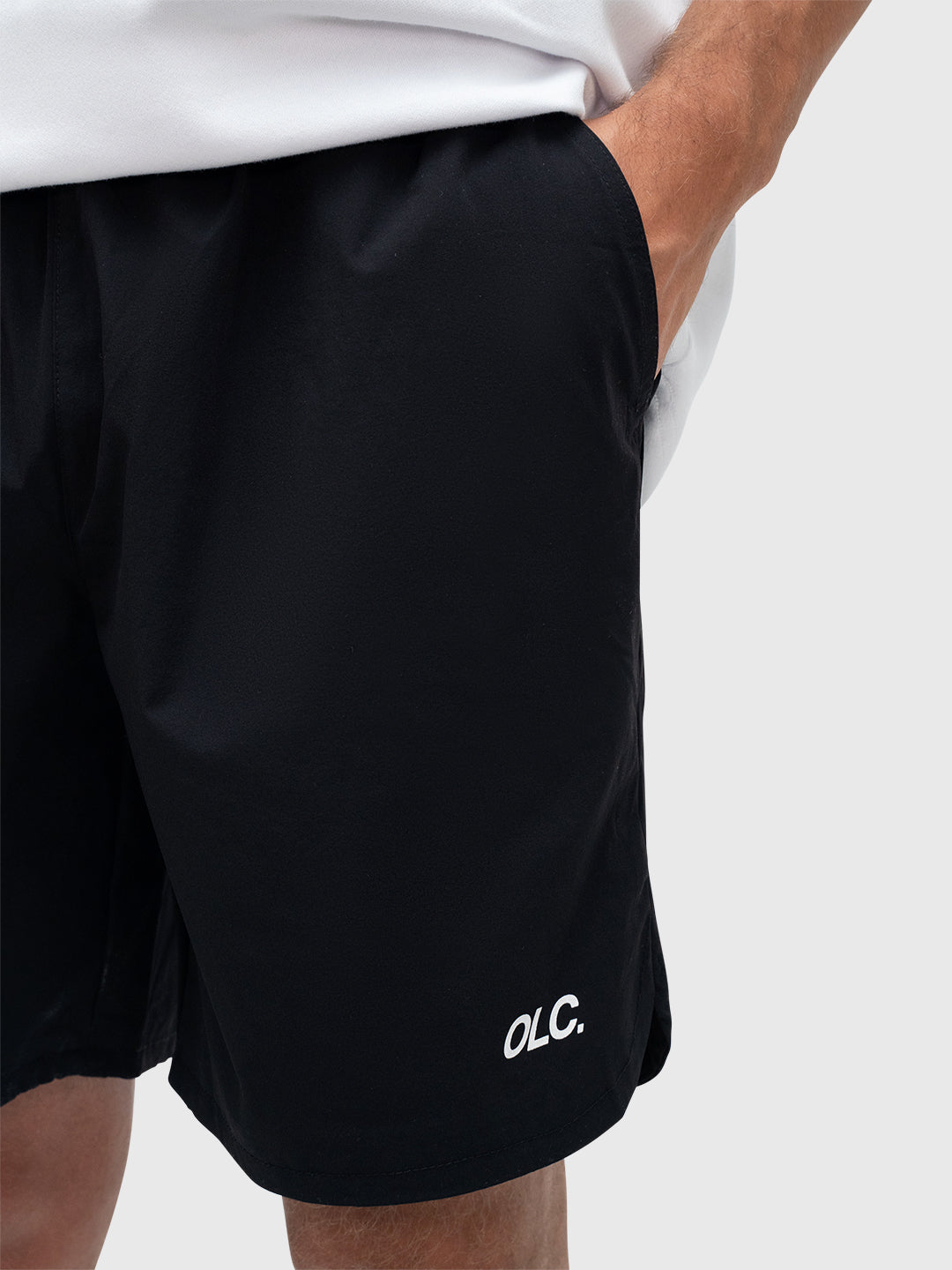 Logo Tech Shorts - Black/White