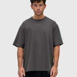 Confidence Box Tee - Steel/Black