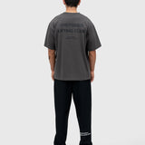 Confidence Box Tee - Steel/Black