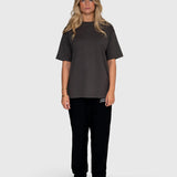 Confidence Box Tee - Steel/Black