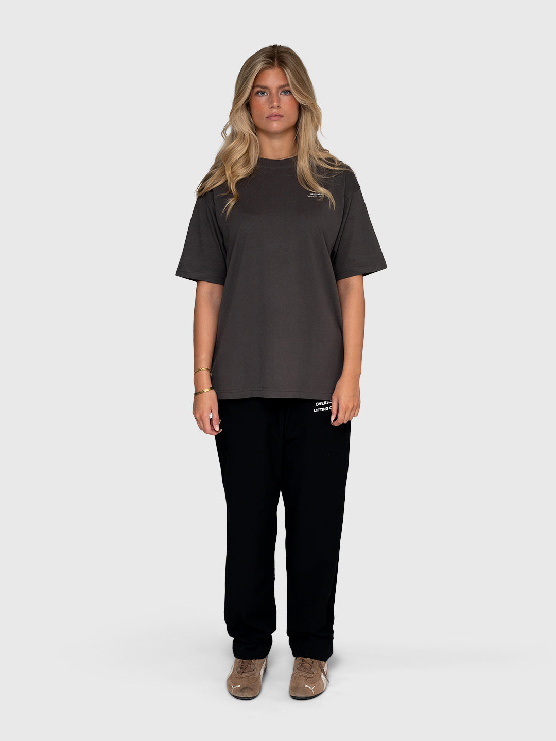 Consistency Box Tee - Steel/White