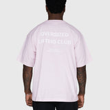 Confidence Heavyweight Box Tee - Pink/White
