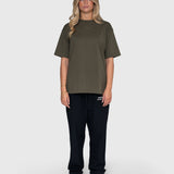 Confidence Box Tee - Army/Army