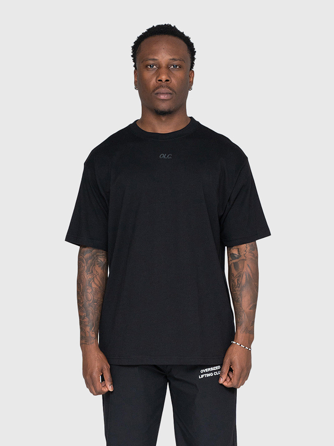 Logo Heavyweight Box Tee - Black/White