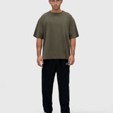 Confidence Box Tee - Army/Army