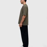 Confidence Box Tee - Army/Army