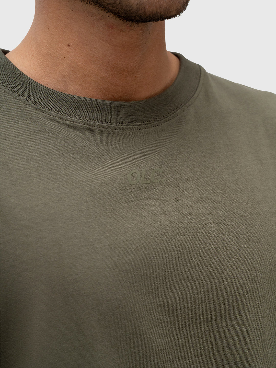 Confidence Box Tee - Army/Army