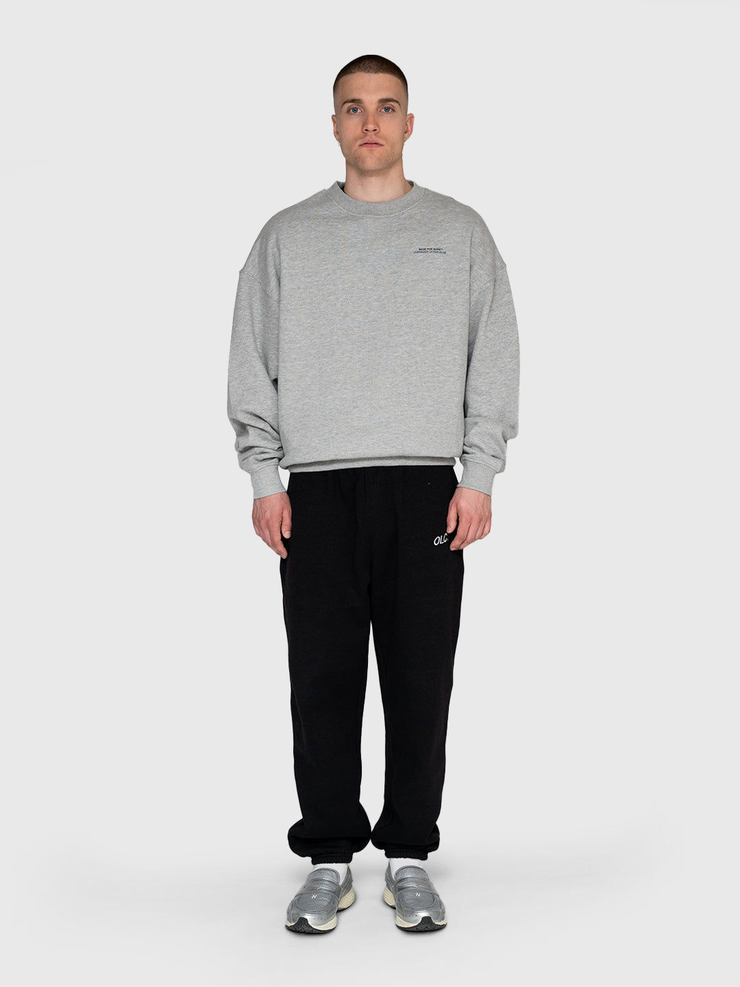 Consistency Sweatshirt - Melange Grey/Black/Navy