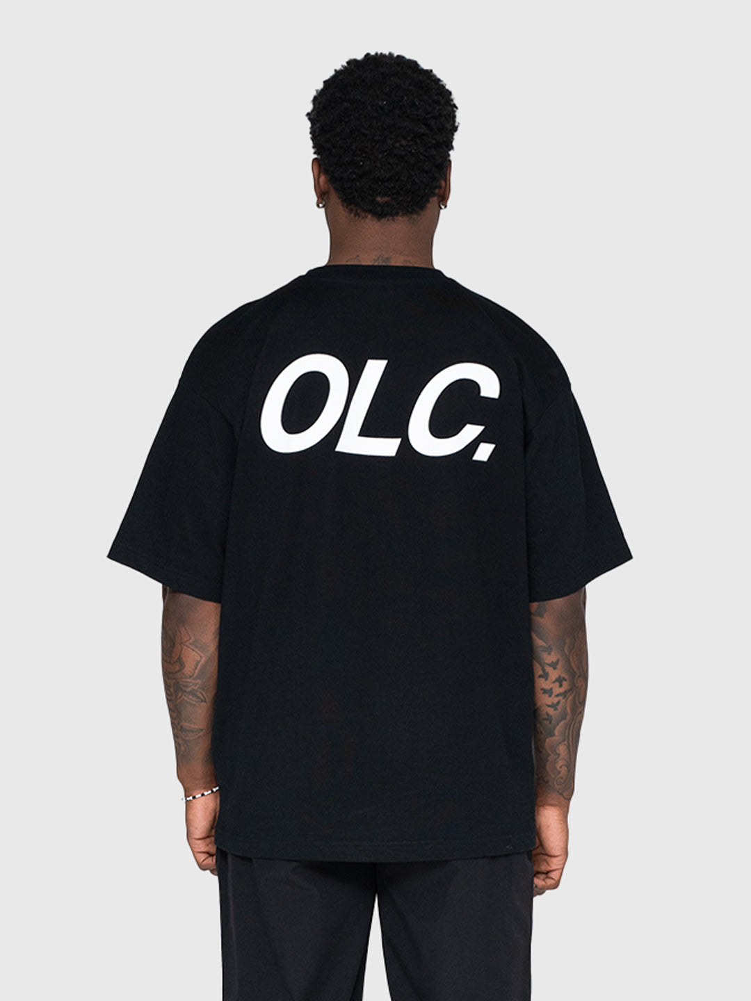 Logo Heavyweight Box Tee - Black/White