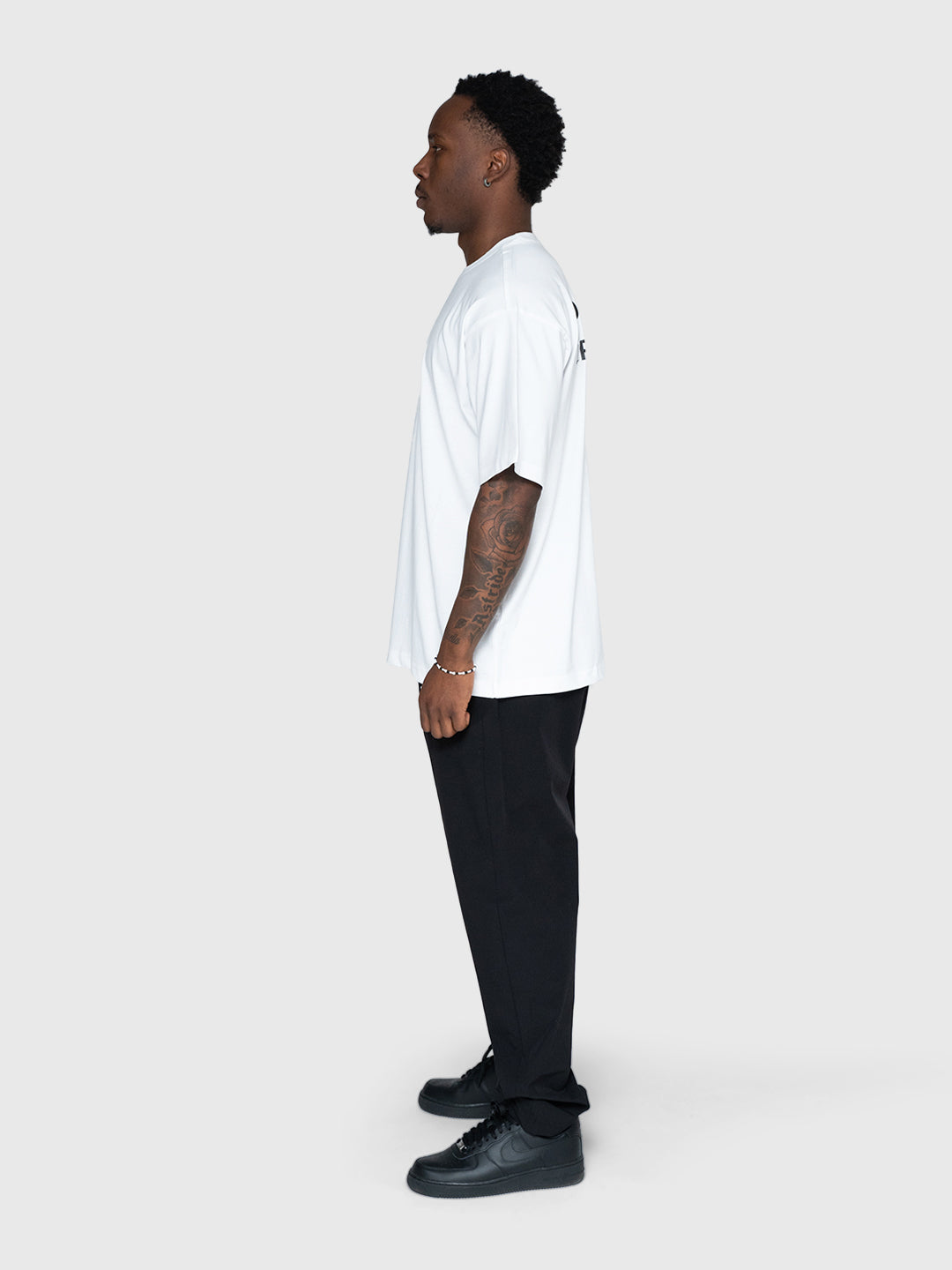 Confidence Heavyweight Box Tee - White/Black