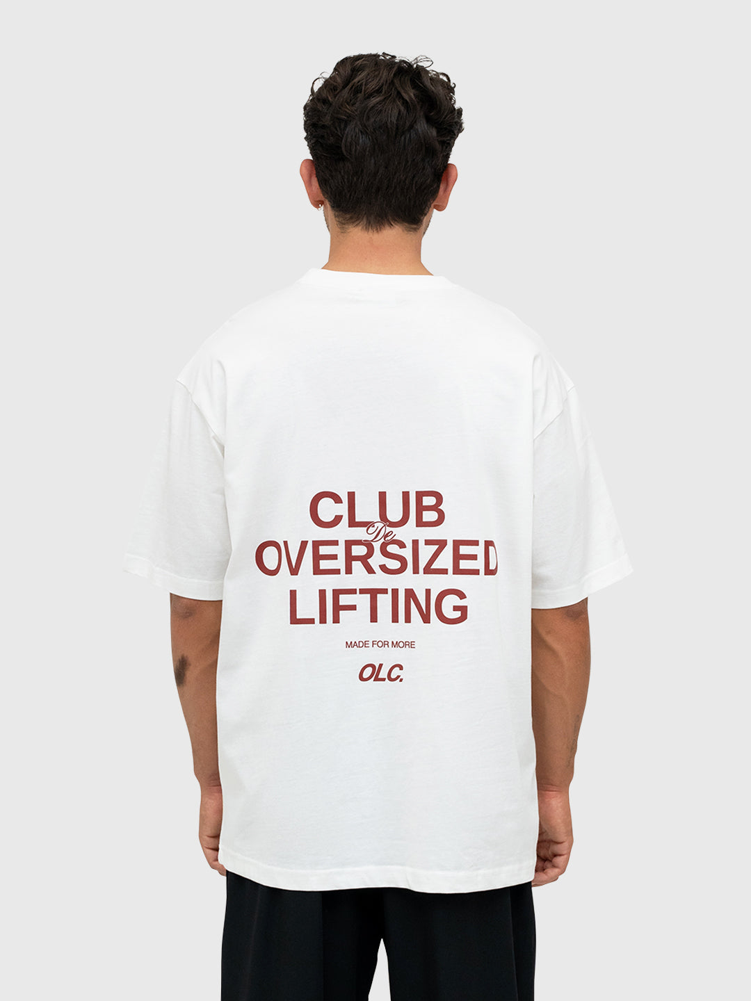 Consistency Box Tee - Cream/Burgundy
