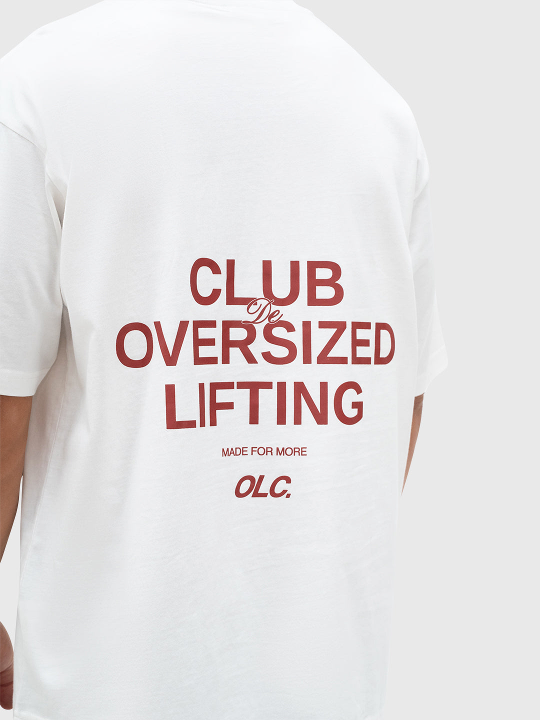 Consistency Box Tee - Cream/Burgundy
