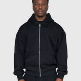 Confidence Zip Hoodie - Black/White