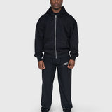 Confidence Zip Hoodie - Black/White