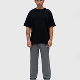 Logo Tech Pants - Charcoal/White