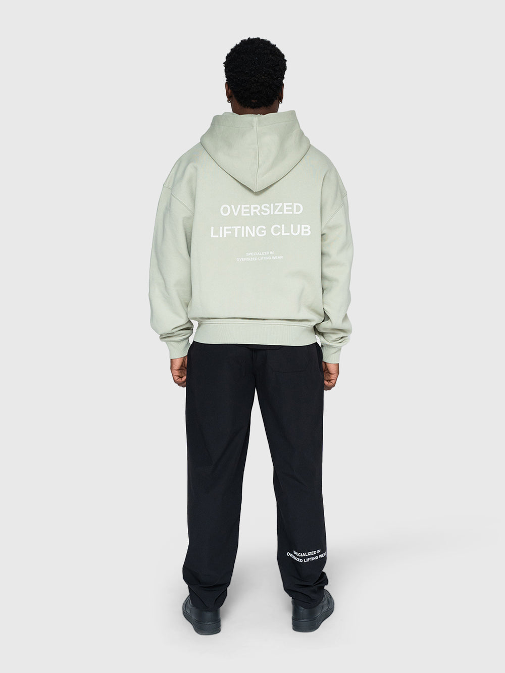 Confidence Zip Hoodie - Sage/Warm Grey