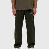 Confidence Tech Pants - Khaki Green/White
