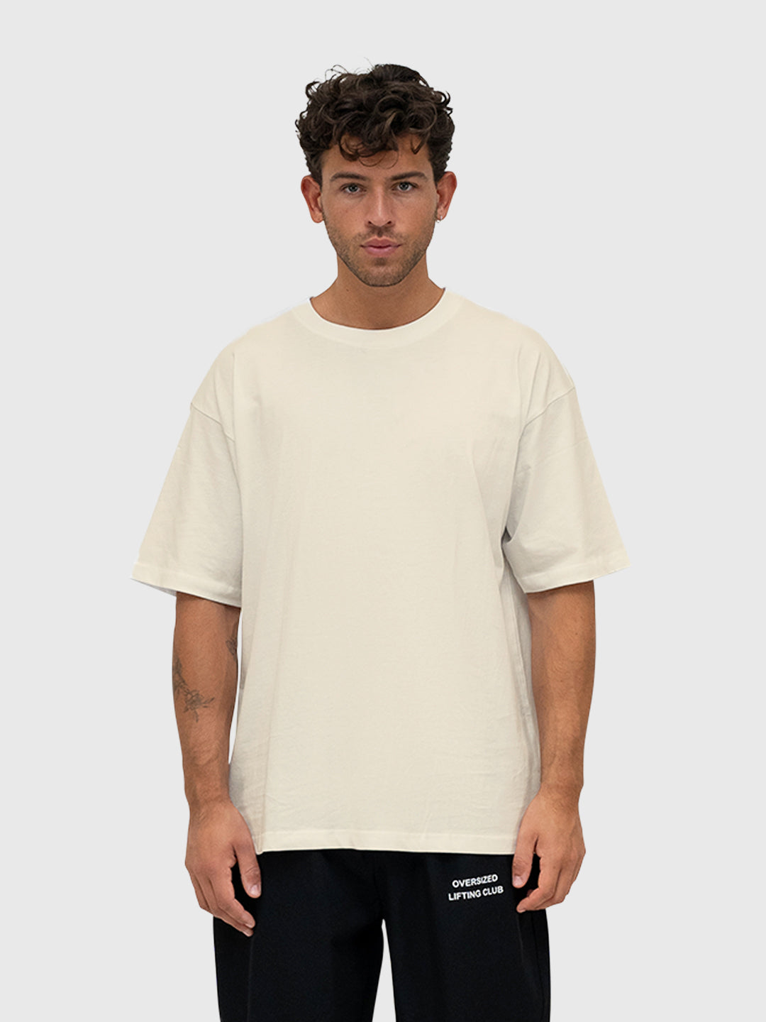 Essential Box Tee - Beige