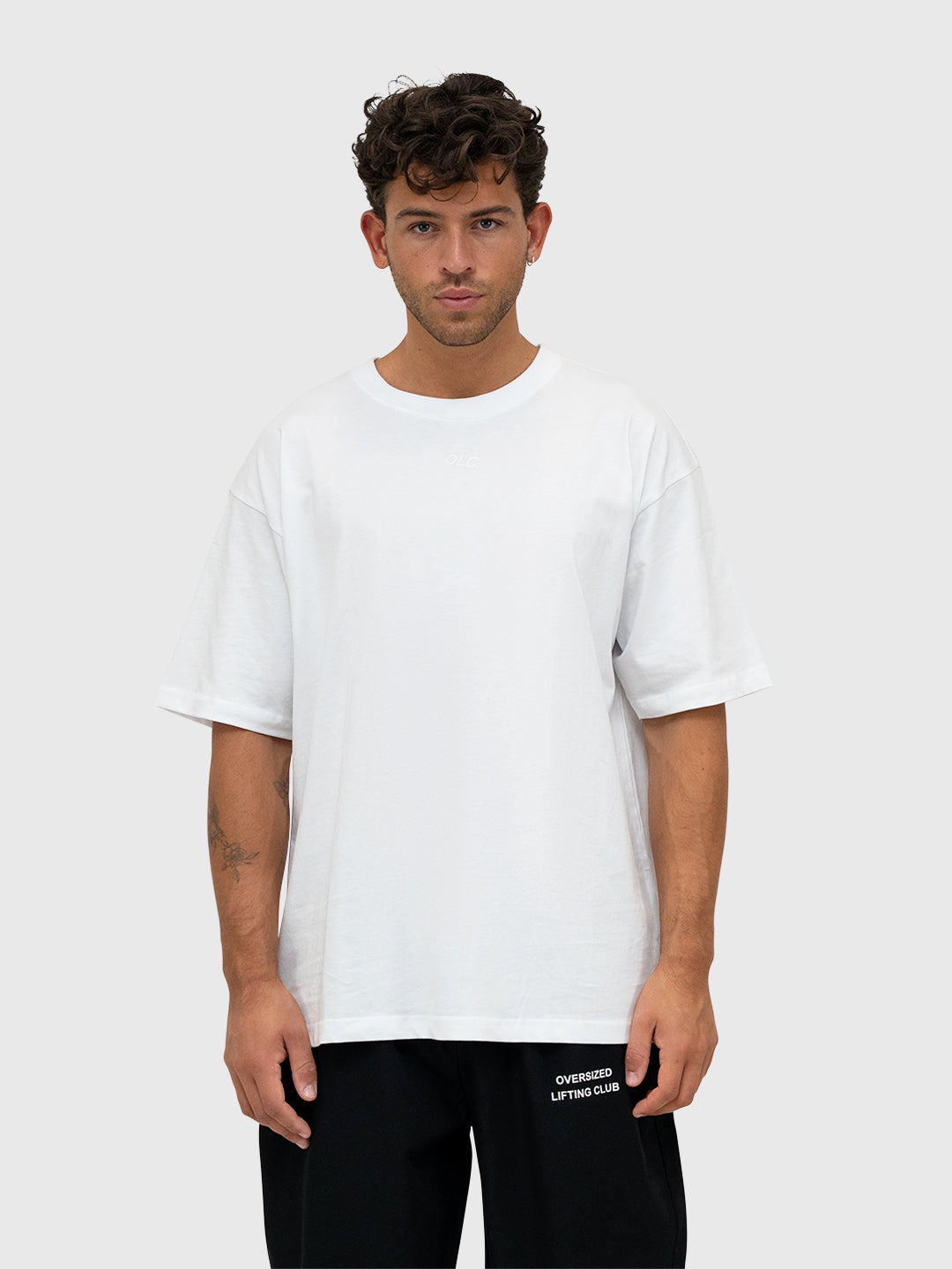 Confidence Box Tee - White/Black
