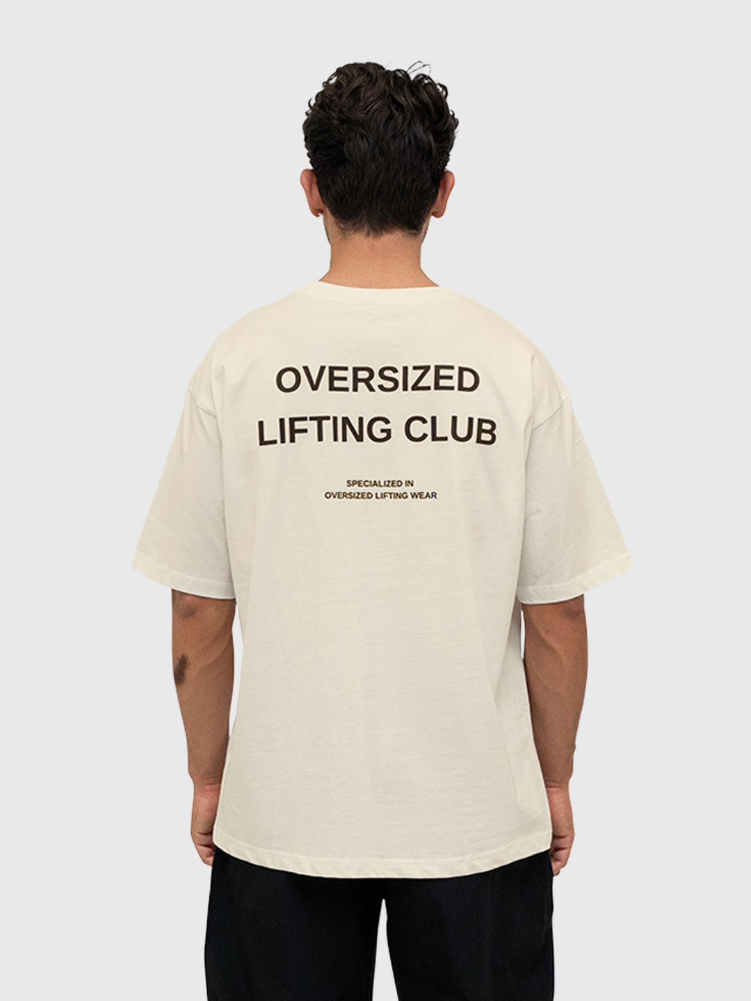 Confidence Box Tee - Beige/Brown