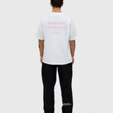 Confidence Box Tee - White/Pink