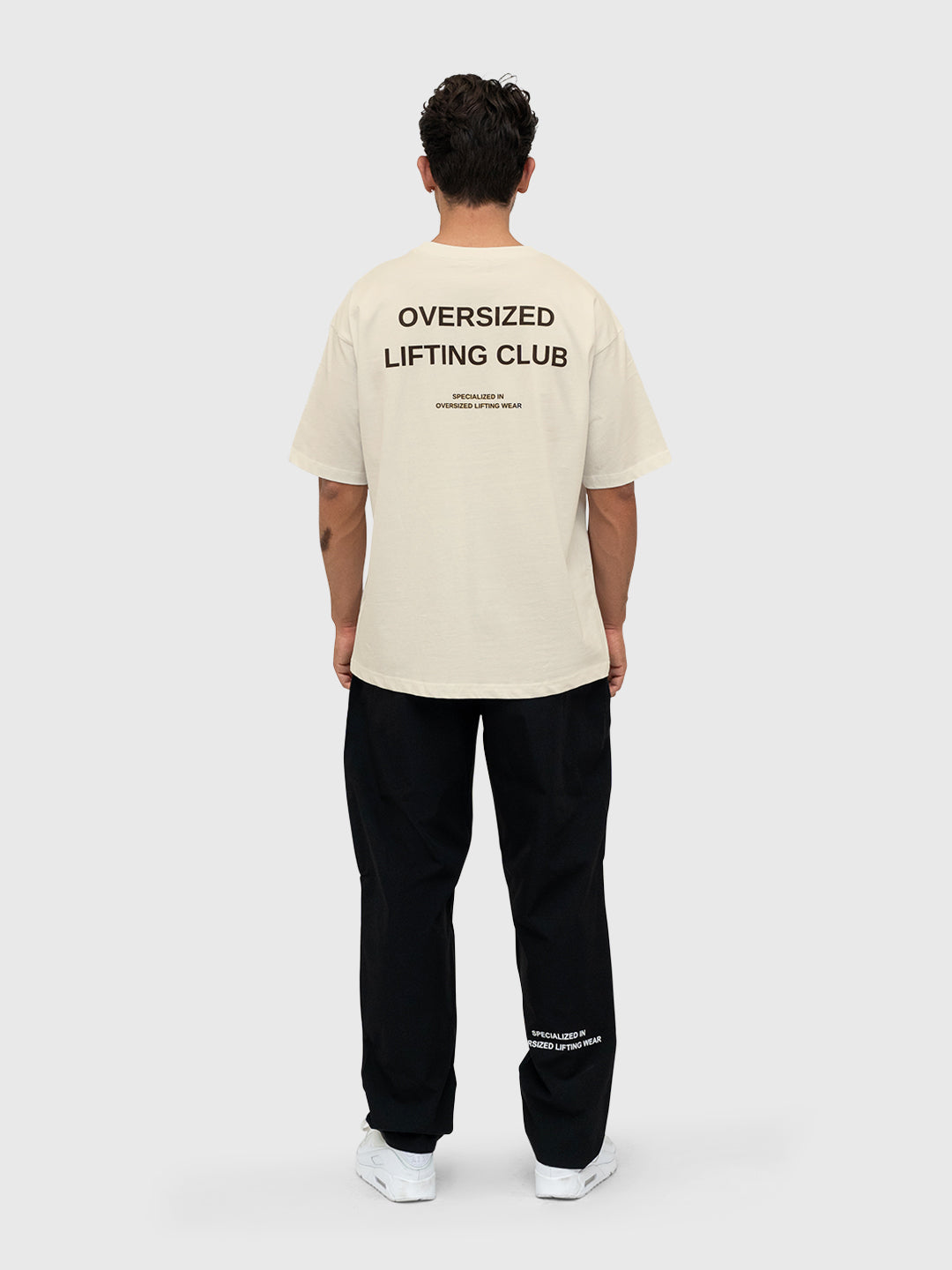 Confidence Box Tee - Beige/Brown