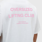Confidence Box Tee - White/Pink