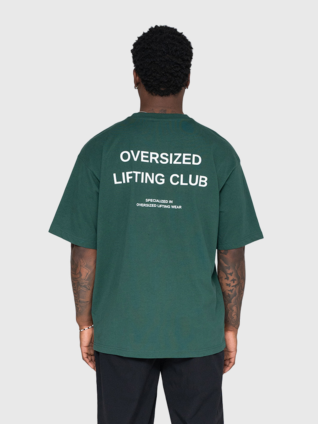Confidence Heavyweight Box Tee - Forest/White