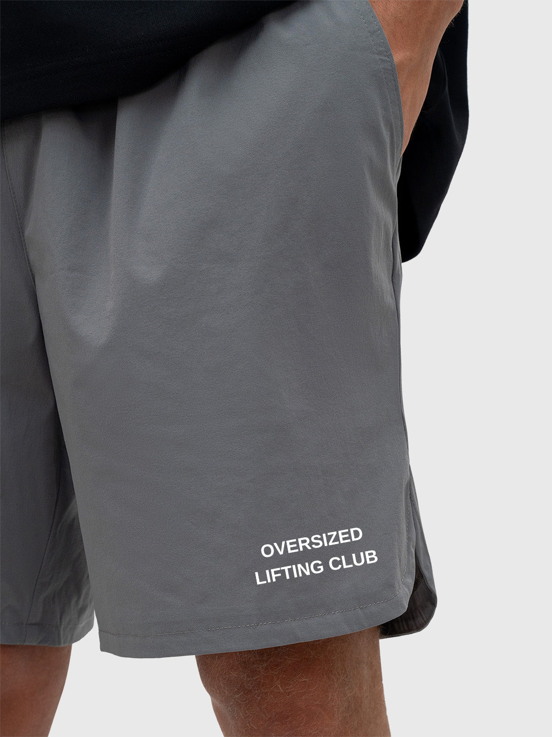 Confidence Tech Shorts - Charcoal/White