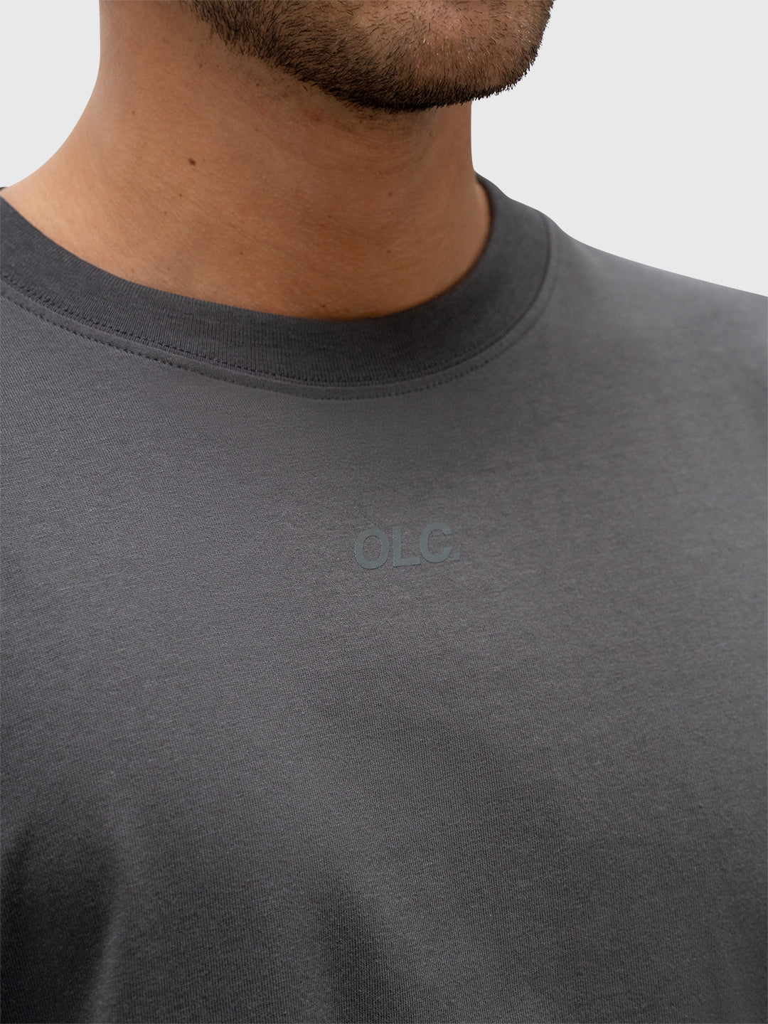 Confidence Box Tee - Steel/Black