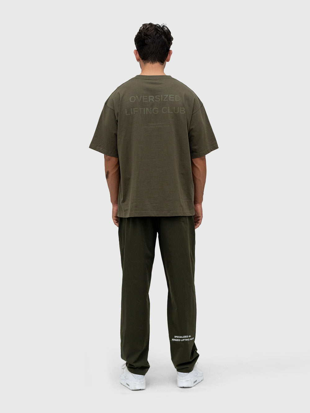 Confidence Tech Pants - Khaki Green/White