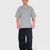 Confidence Box Tee - Melange Grey/Black