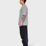 Confidence Box Tee - Melange Grey/Black