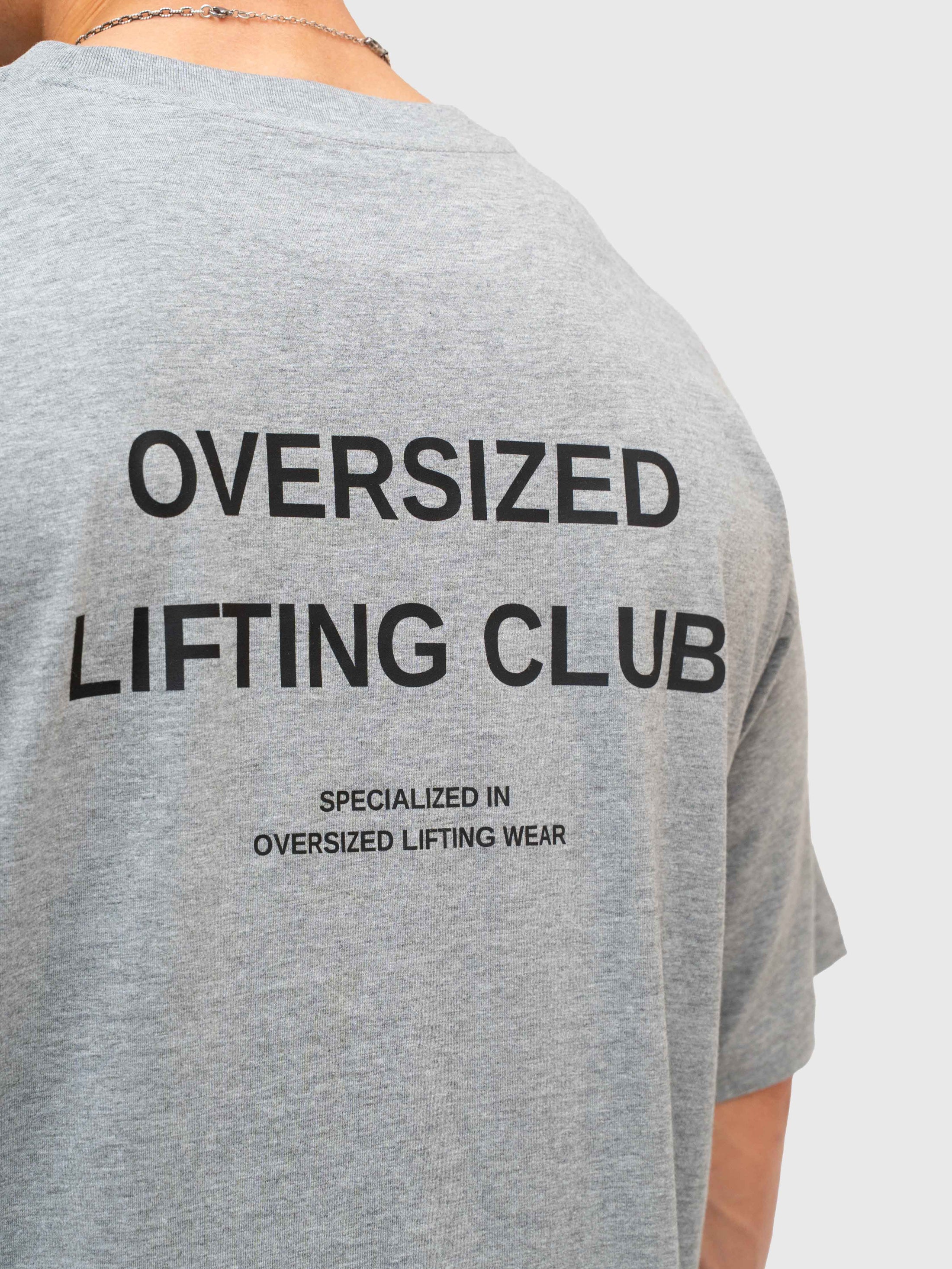 Confidence Box Tee - Melange Grey/Black
