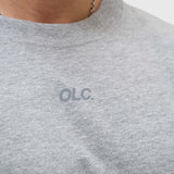 Confidence Box Tee - Melange Grey/Black