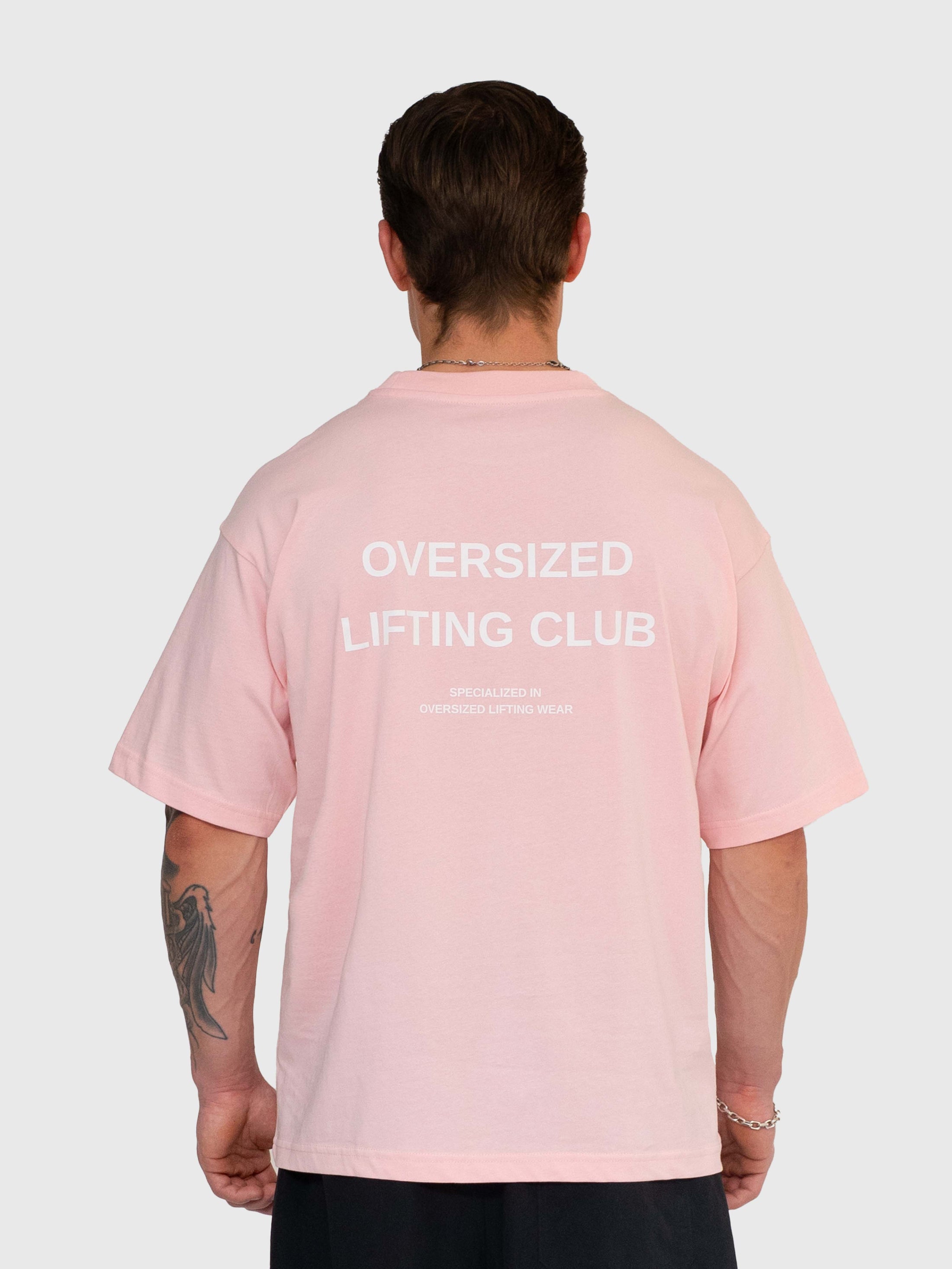 Confidence Box Tee - Pink/White