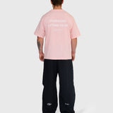 Confidence Box Tee - Pink/White