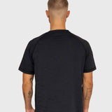 Flow Active Tee - Black/Pink