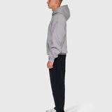 Long Run Hoodie - Neutral Grey/White