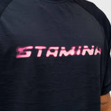 Flow Active Tee - Black/Pink