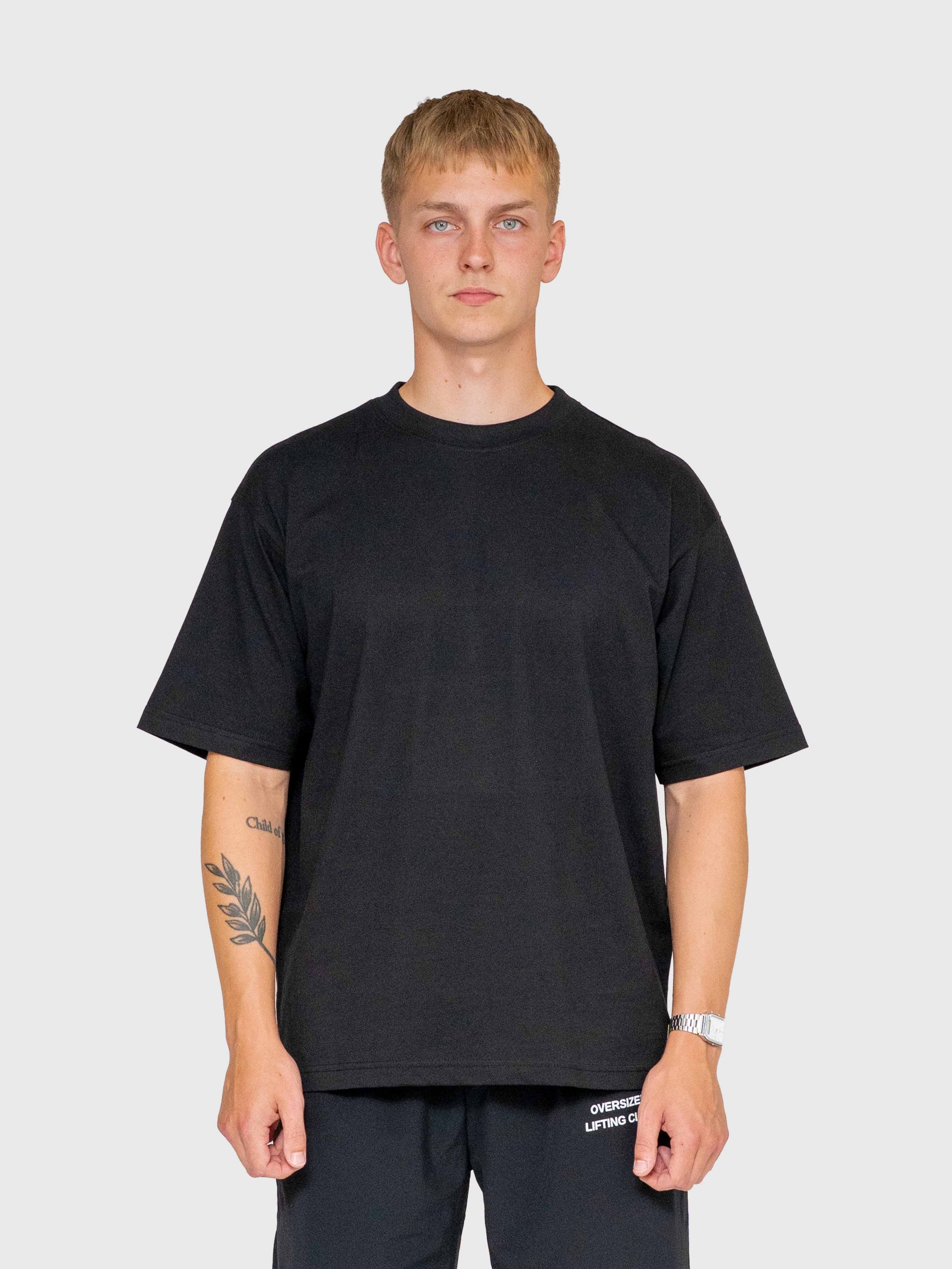 Long run Box Tee - Black/White