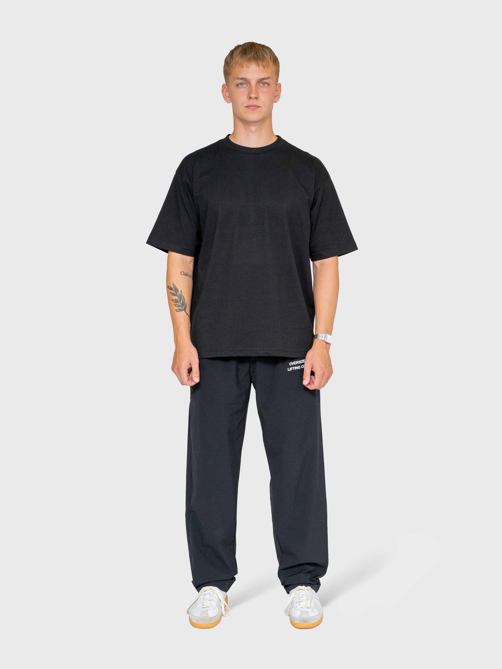 Long run Box Tee - Black/White