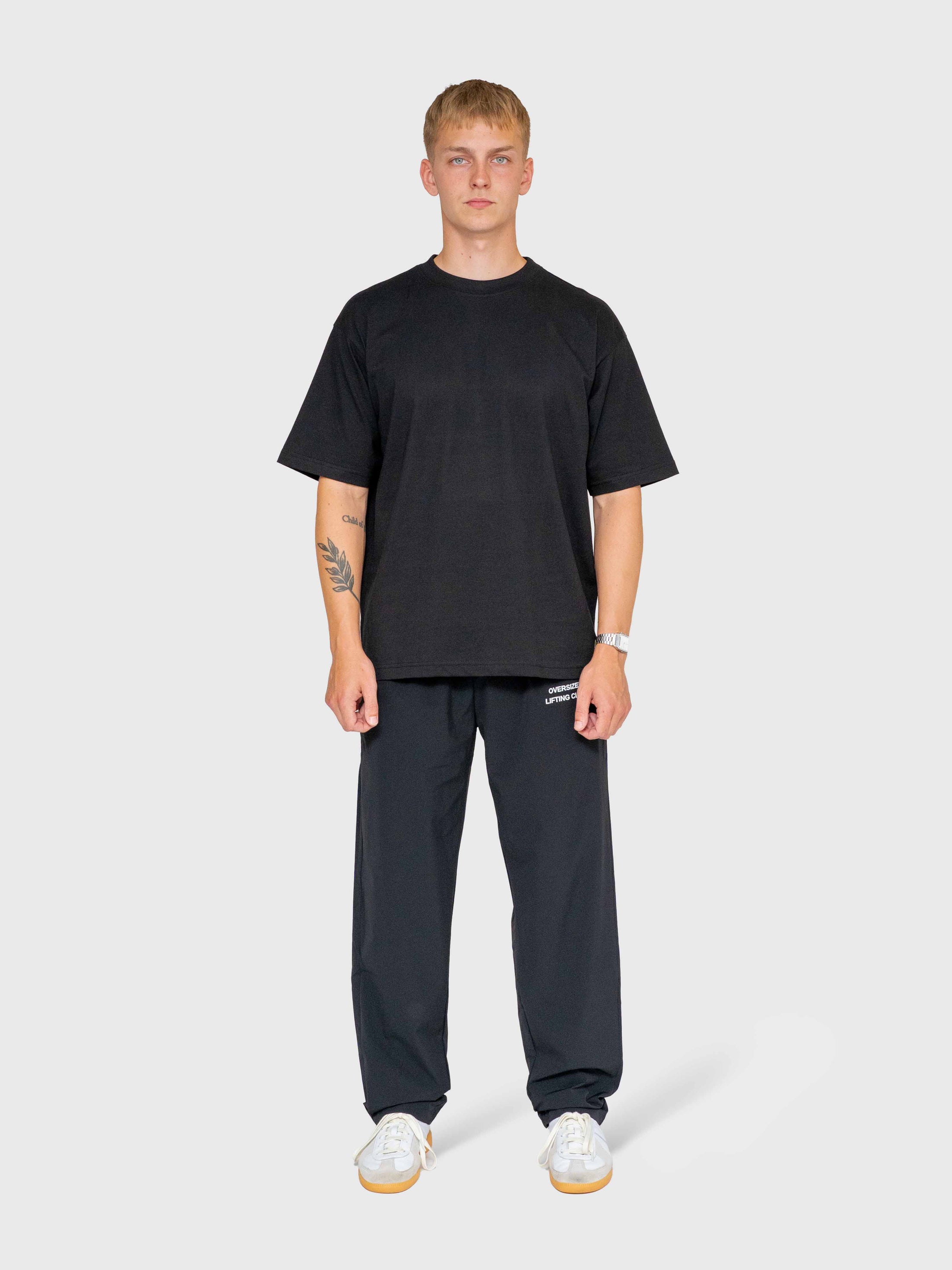 Long run Box Tee - Black/White