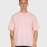 Stamina Chrome Box Tee - Pink/White